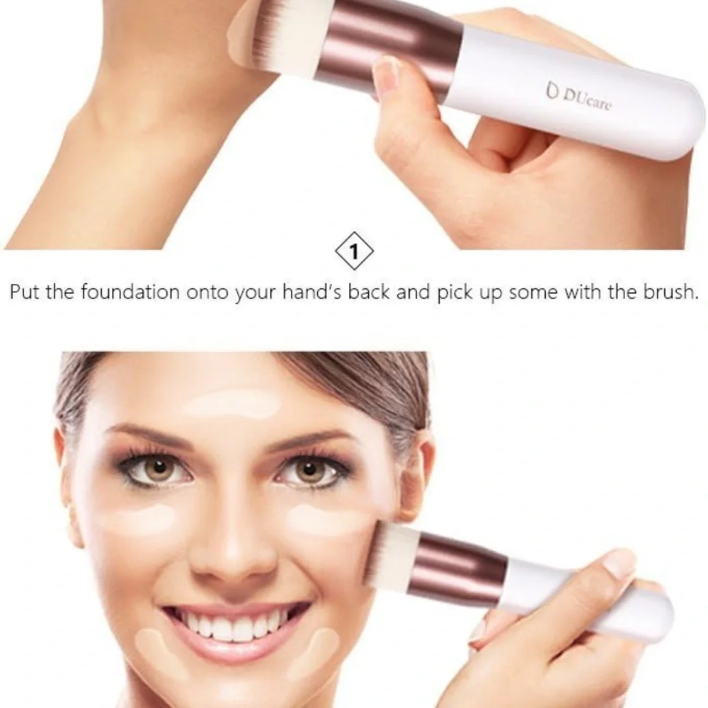 DUcare Foundation Brush,Flat Top Kabuki Professional Makeup Brush - Picture 6 of 9